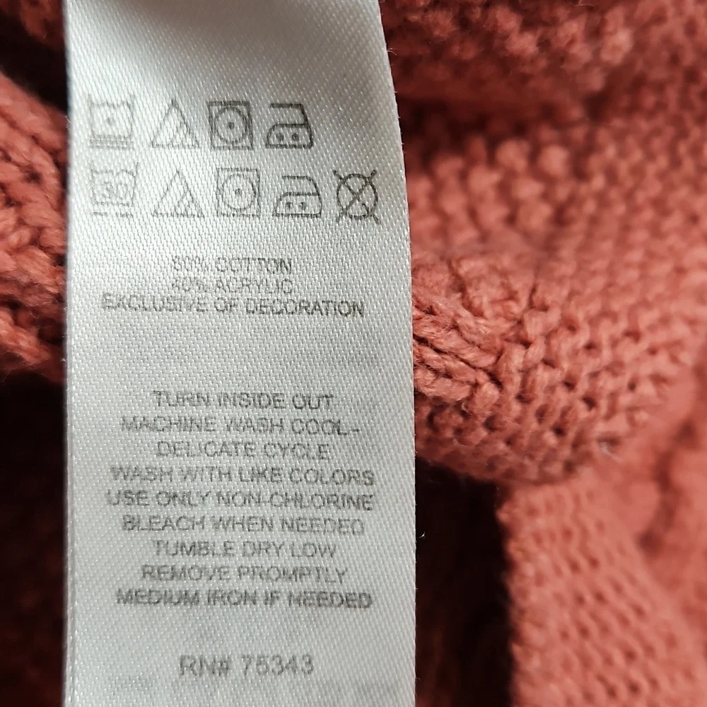 Tommy Bahama Toddler Girls Rose Pink Cable Knit Sweater Dress Size 3T